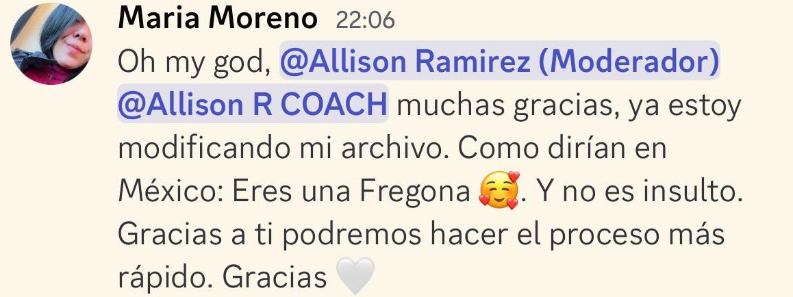 Testimonio de Maria Moreno sobre TurboMockups